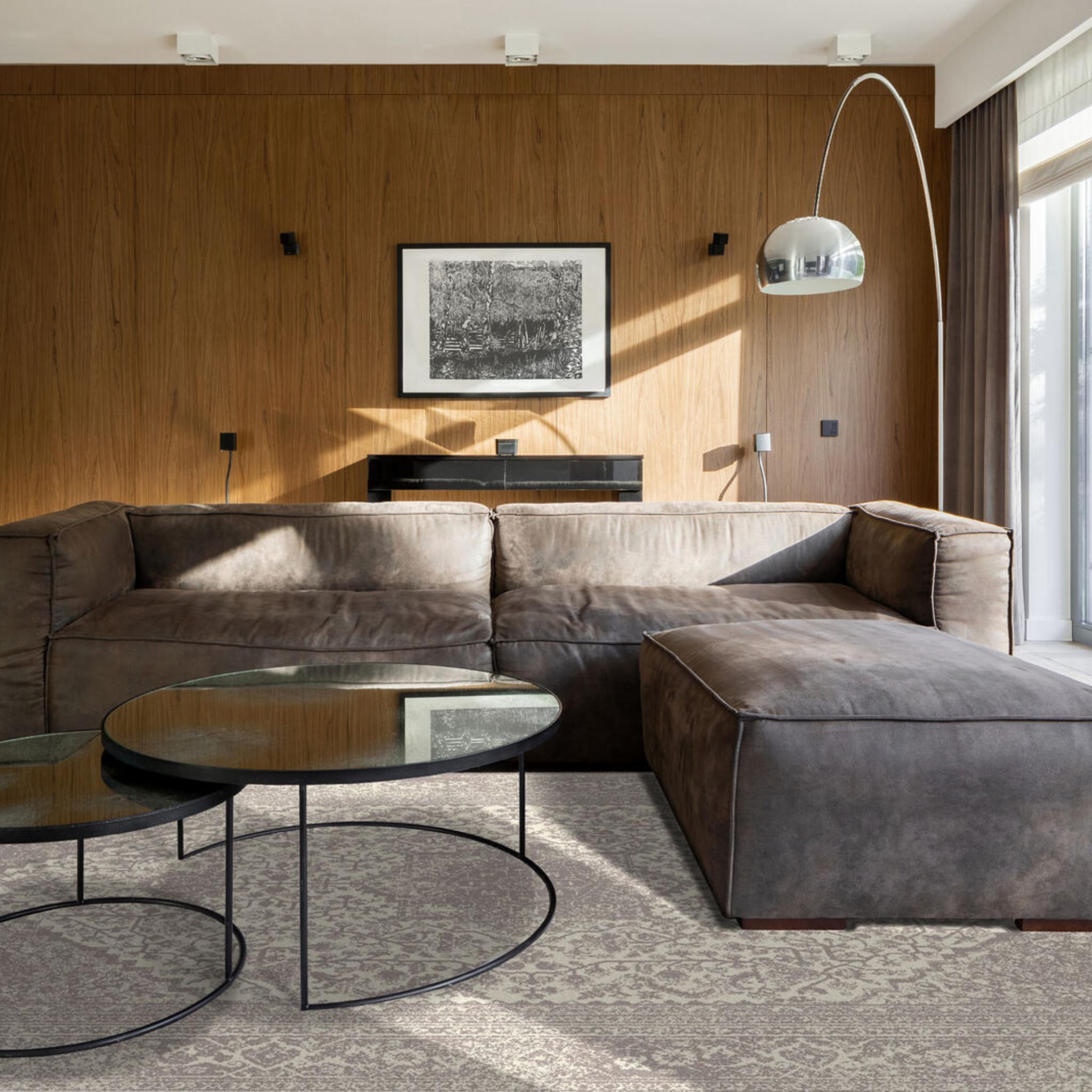 Lurieta itämainen villamatto - roosa