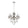 Marie 128305-02 - 5-piece Ceiling Light - Chrome - Black Clear