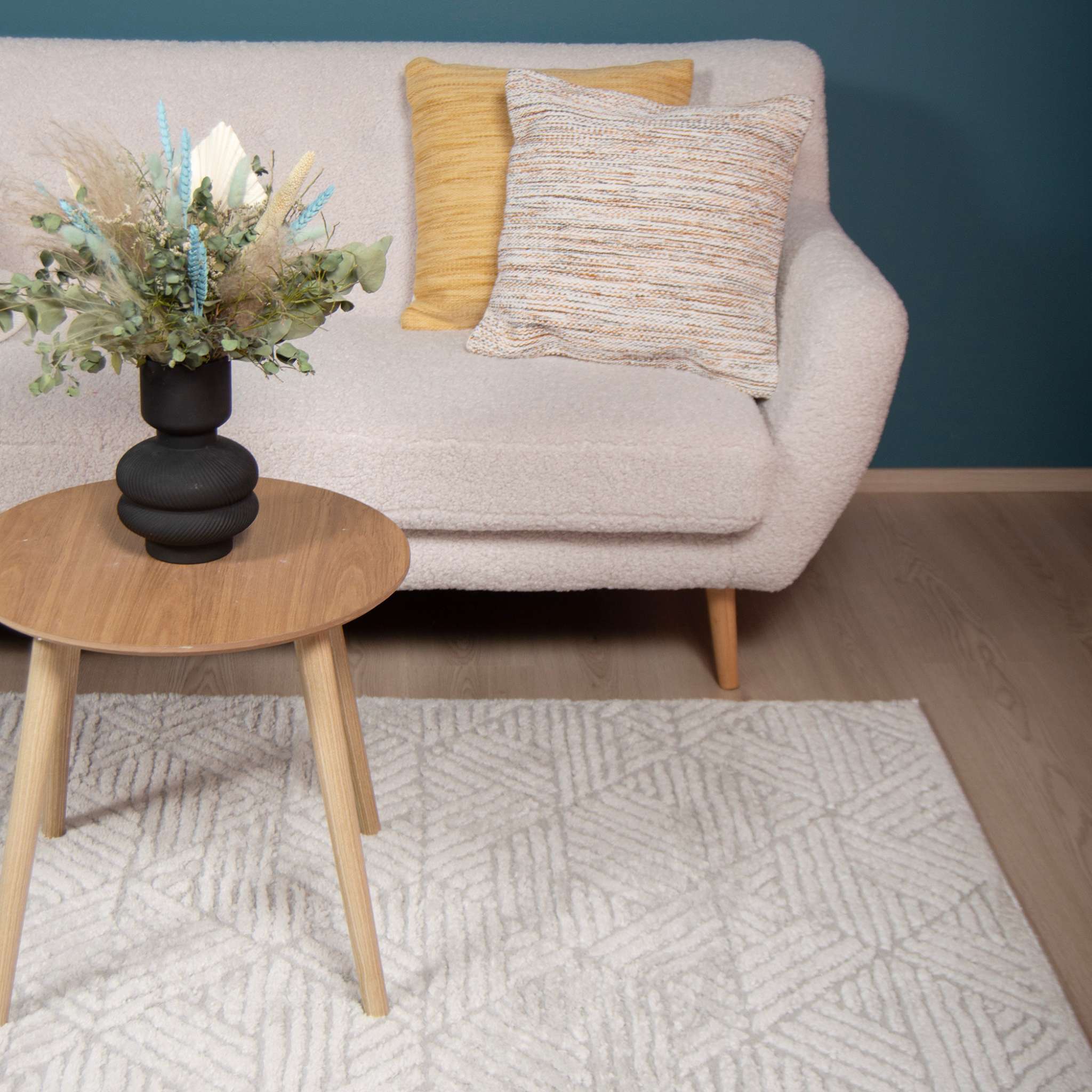 Modena nukkamatto - vaaleanharmaa