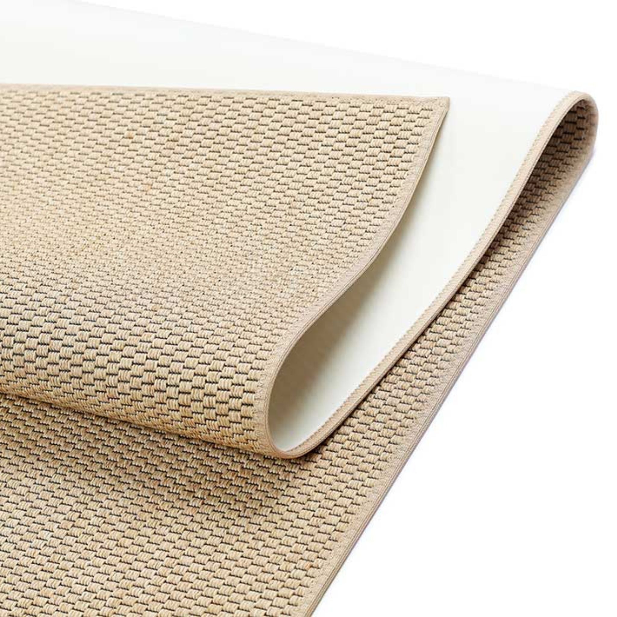 Narma BONO sileäksi kudottu matto - beige.