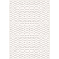Narma KUNINGA double-sided Cotton rug - White