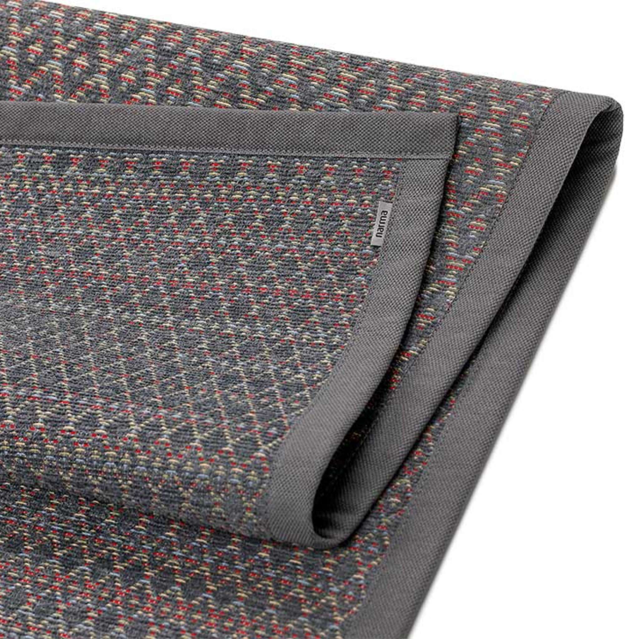 Narma TSIRGU double-sided Cotton rug - Gray colorful