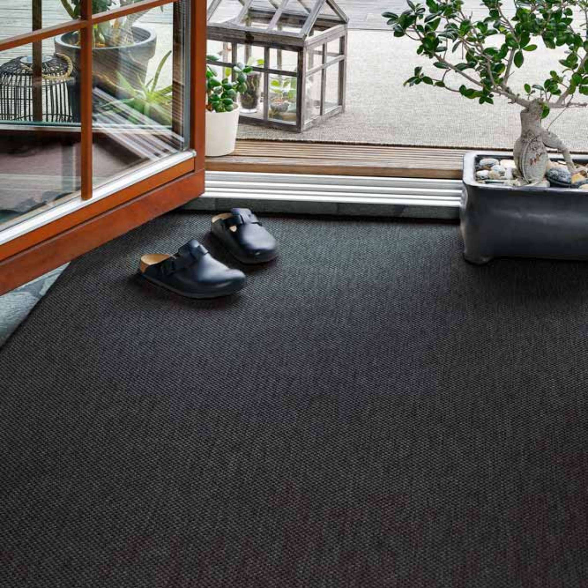 Narma VAGABOND Flatweave rug, Custom Size - dark gray