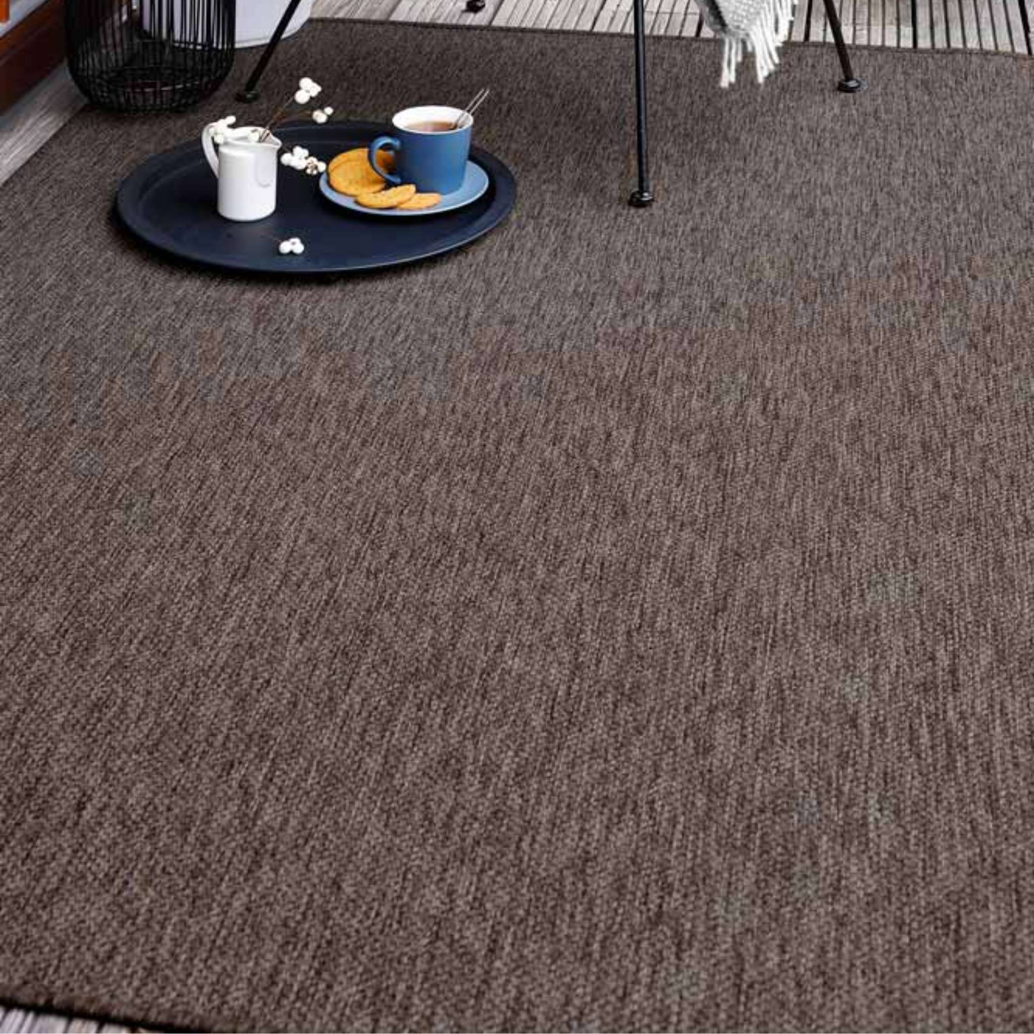 Narma VAGABOND Flatweave rug - brown