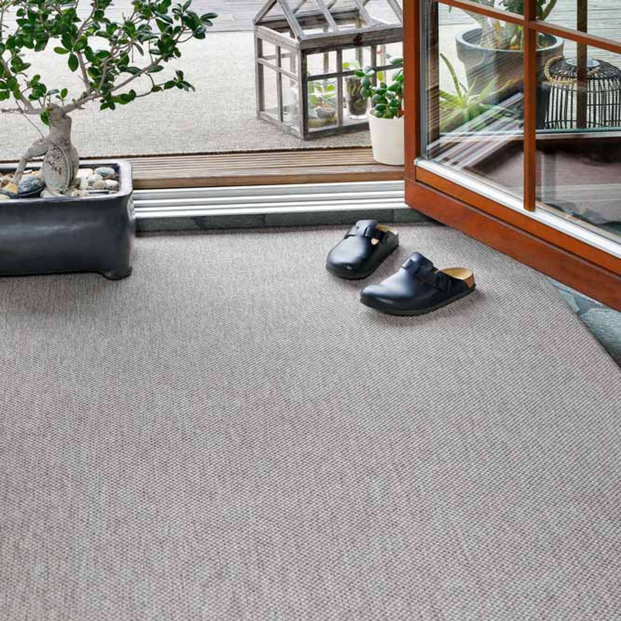 Narma VAGABOND Flatweave rug - silver