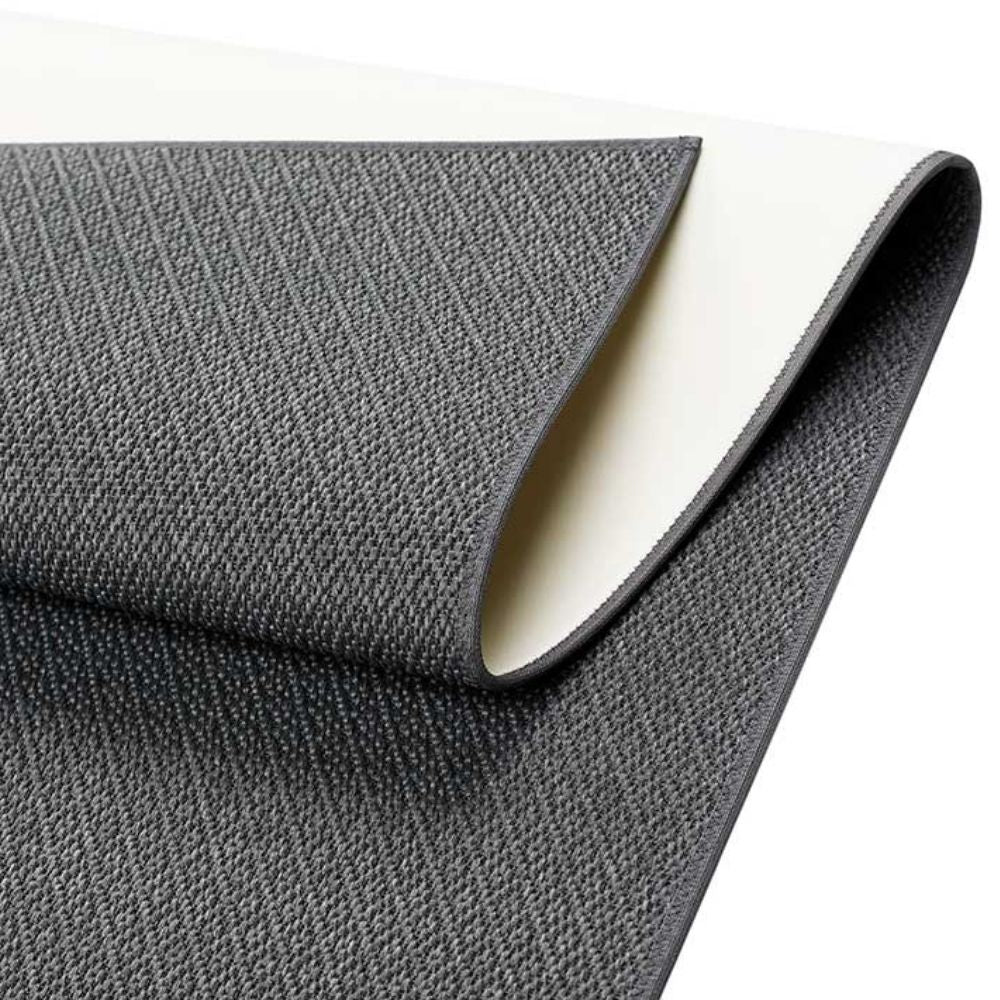 Narma BELLO Sileäksi kudottu matto, omalla mitalla - tummanharmaa.