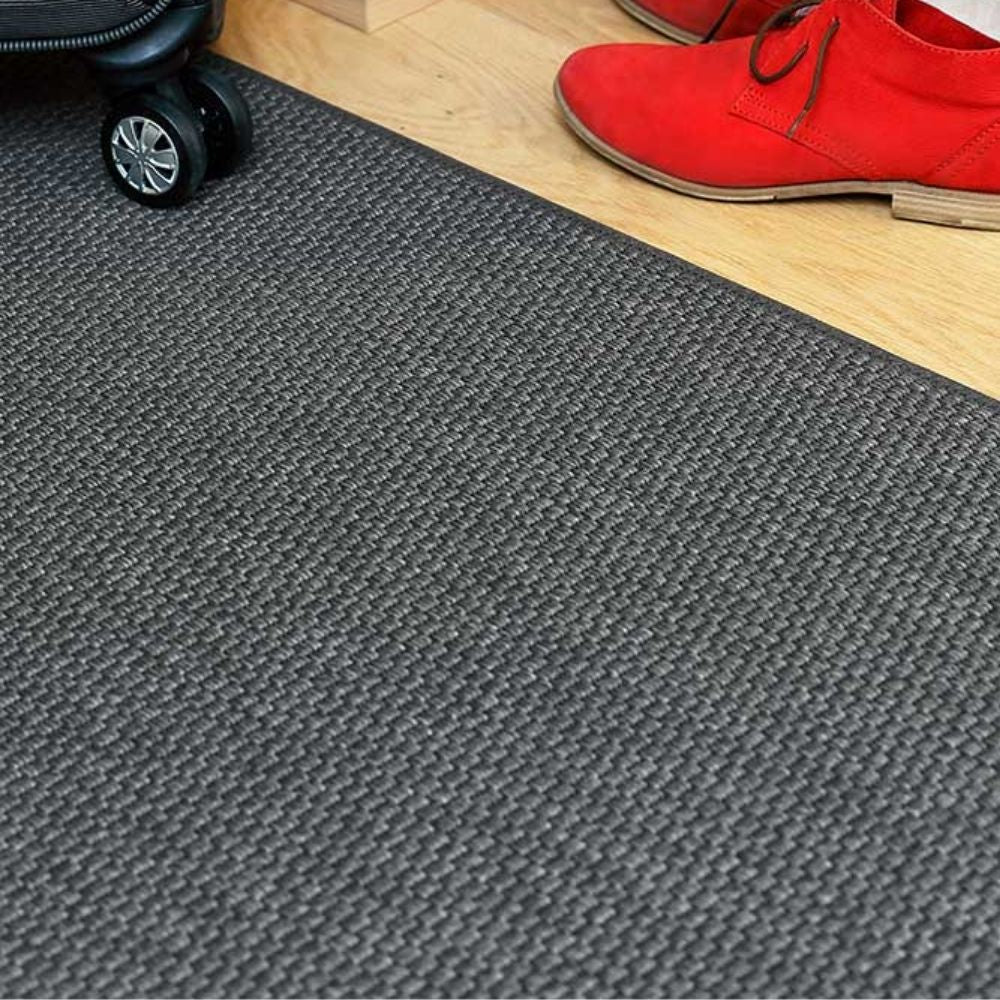 Narma BONO Flatweave rug, Custom Size - dark gray