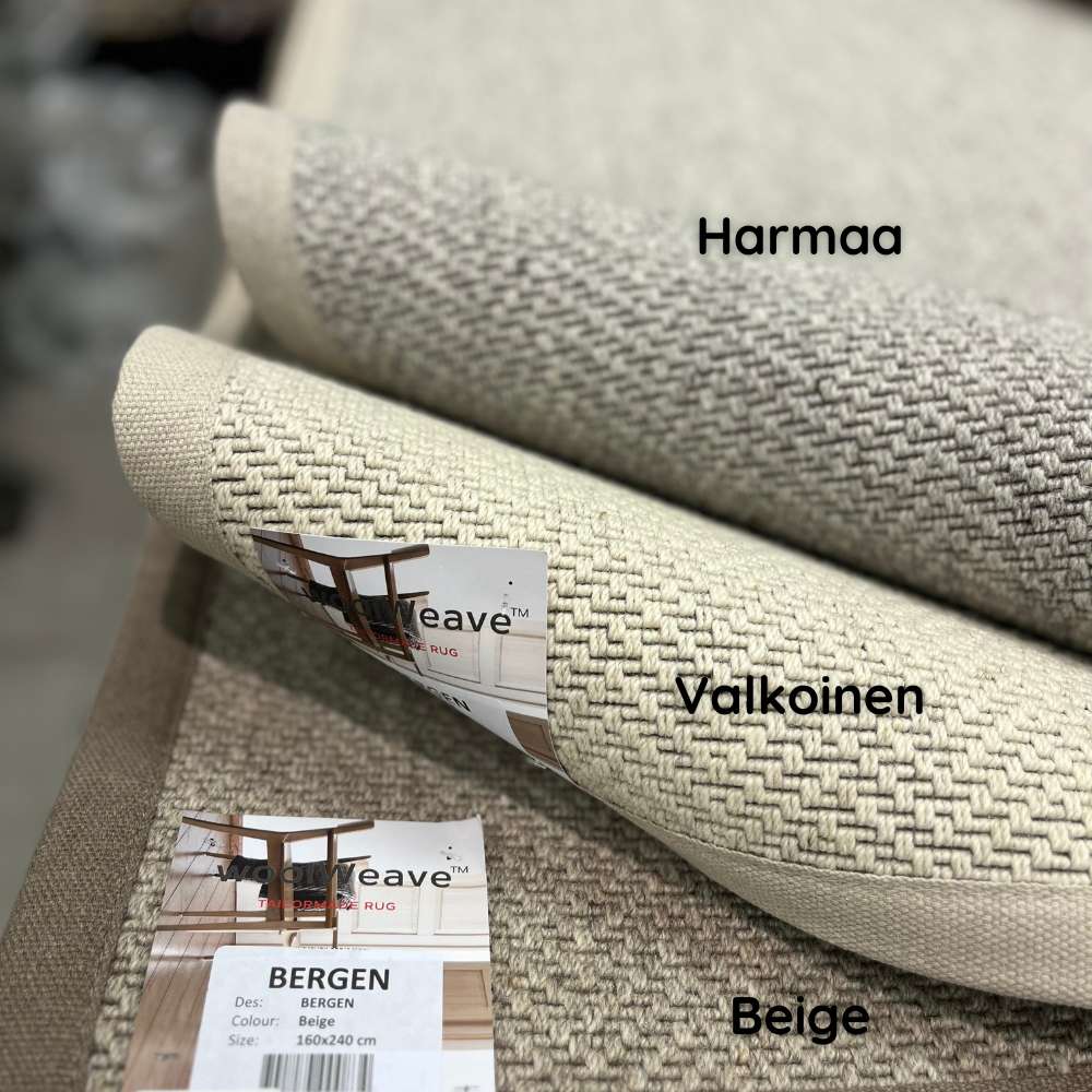 Narma BERGEN villamatto - harmaa.