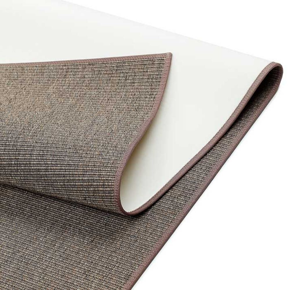 Narma CREDO sileäksi kudottu matto - ruskea