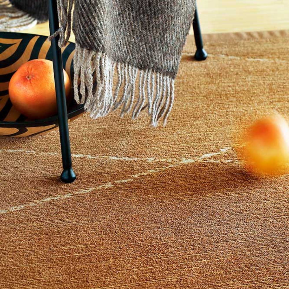 Narma KAURI double-sided Cotton rug - dark brown
