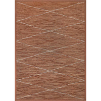 Narma KAURI double-sided Cotton rug - dark brown