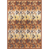 Narma KIVA double-sided Cotton rug - beige/dark brown
