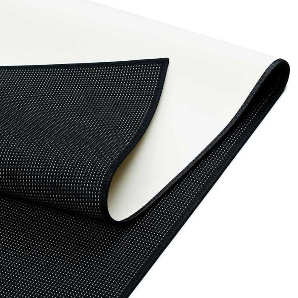 Narma LIMO sileäksi kudottu matto - musta