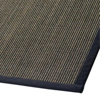 Narma Livos Sisal Rug, Custom Size - black/brown