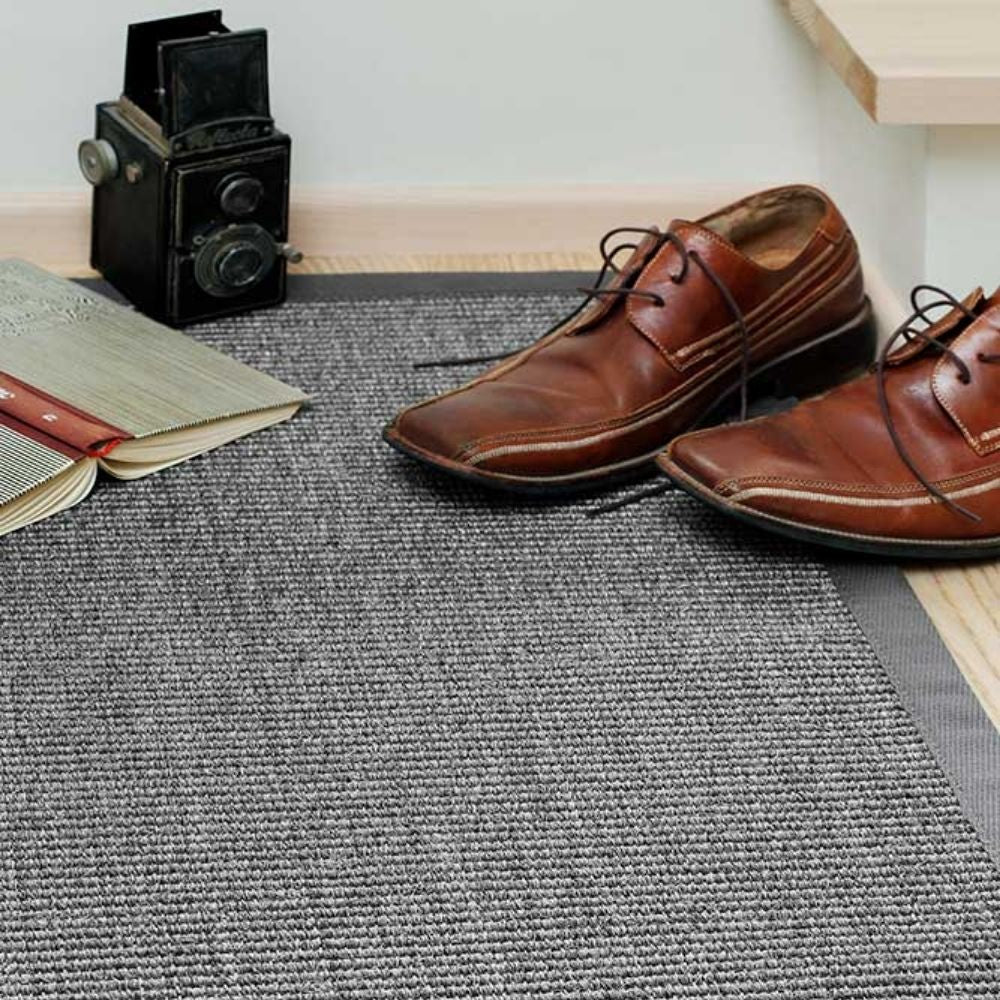 Narma Livos Sisal Rug, Custom Size - gray
