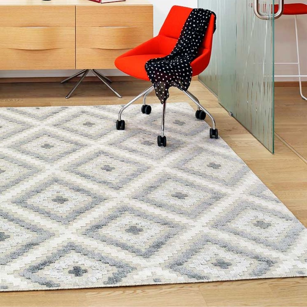 Narma MADONA Wool rug - white/gray