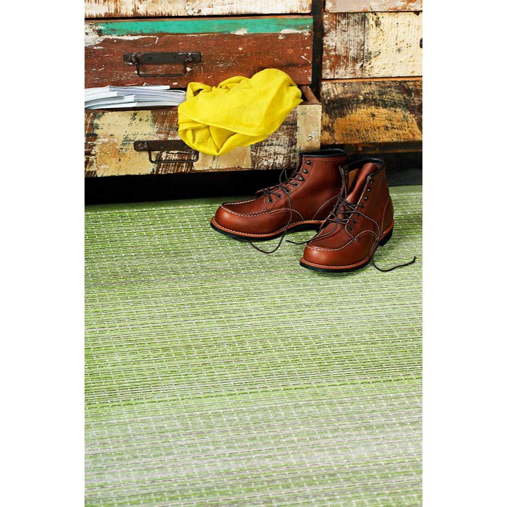 Narma MOKA double-sided Cotton rug - green