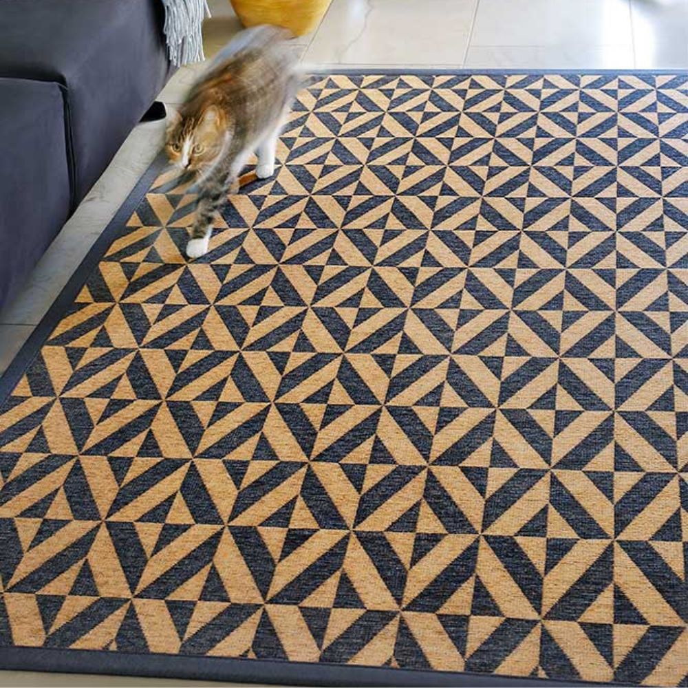 Narma PÜHA double-sided Cotton rug - dark gray