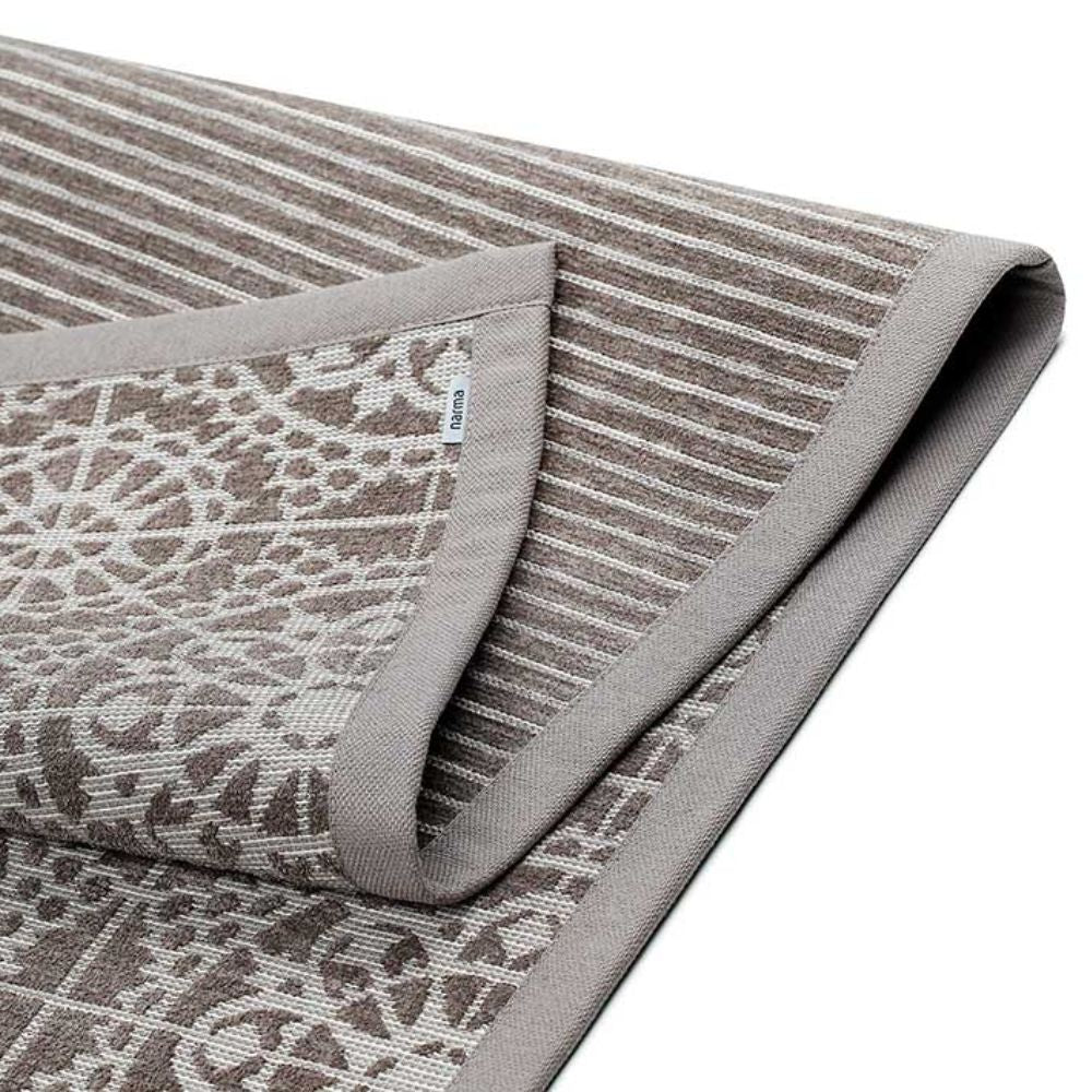 Narma RAADI double-sided Cotton rug - linen