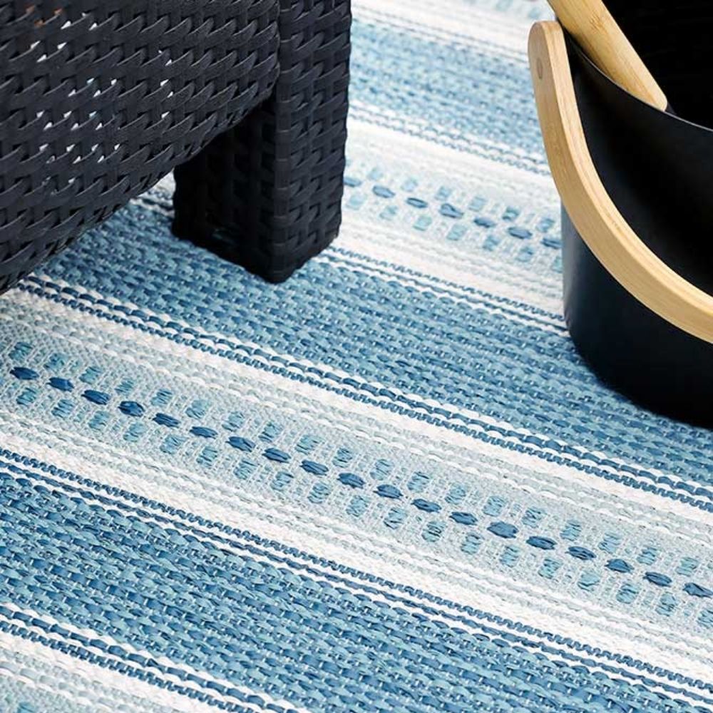 Narma RUNÖ Vinyl rug - blue