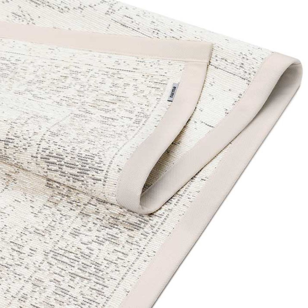 Narma SAGADI double-sided Cotton rug - natural white