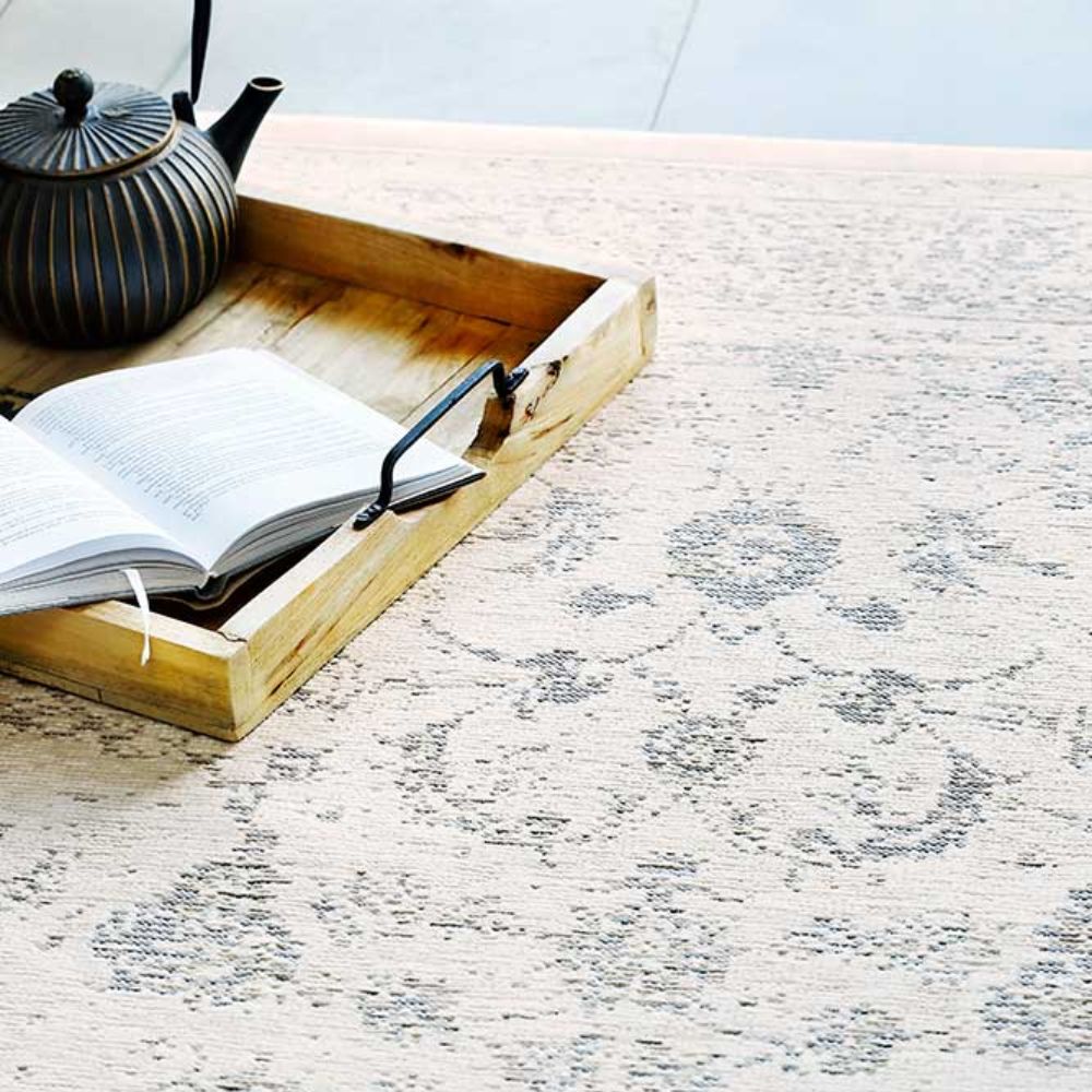 Narma SAGADI double-sided Cotton rug - natural white