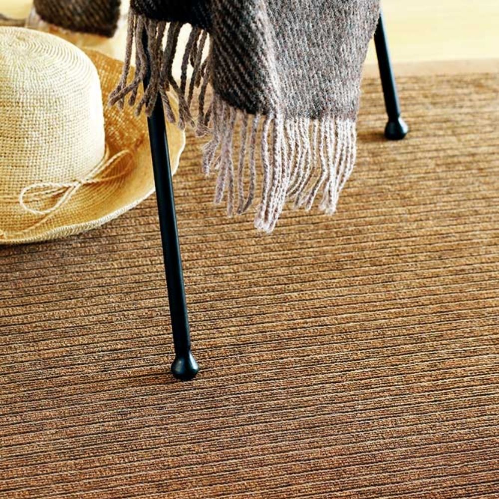 Narma TALI double-sided Cotton rug - dark brown