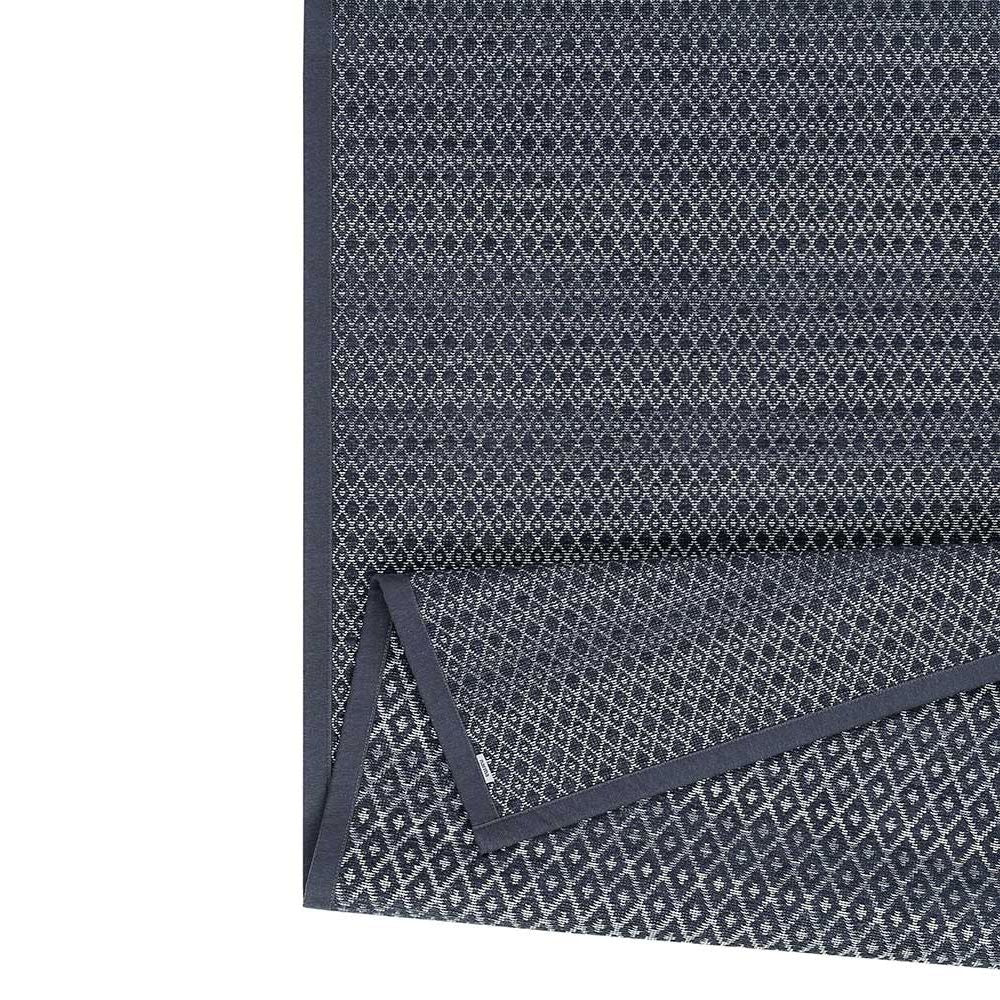 Narma TSIRGU double-sided Cotton rug - dark gray