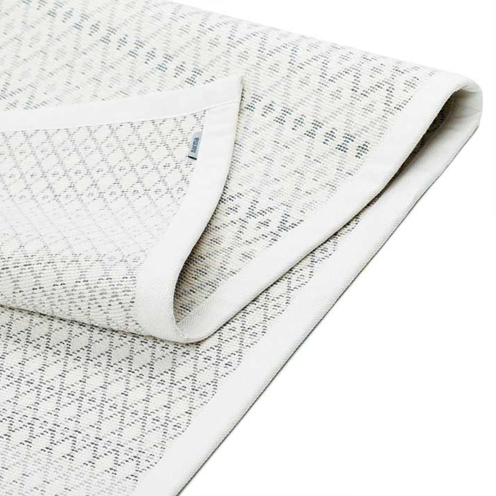 Narma TSIRGU double-sided Cotton rug - white