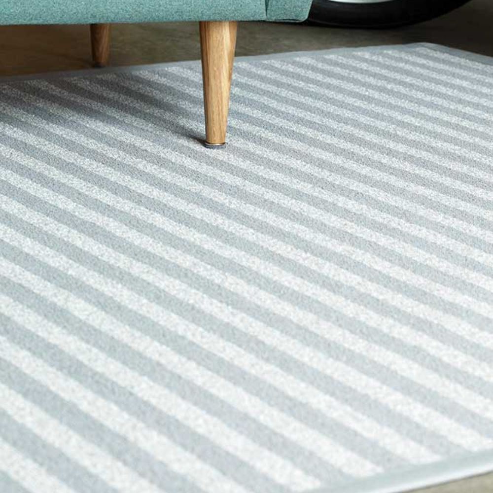 Narma VIKI double-sided Cotton rug - silver