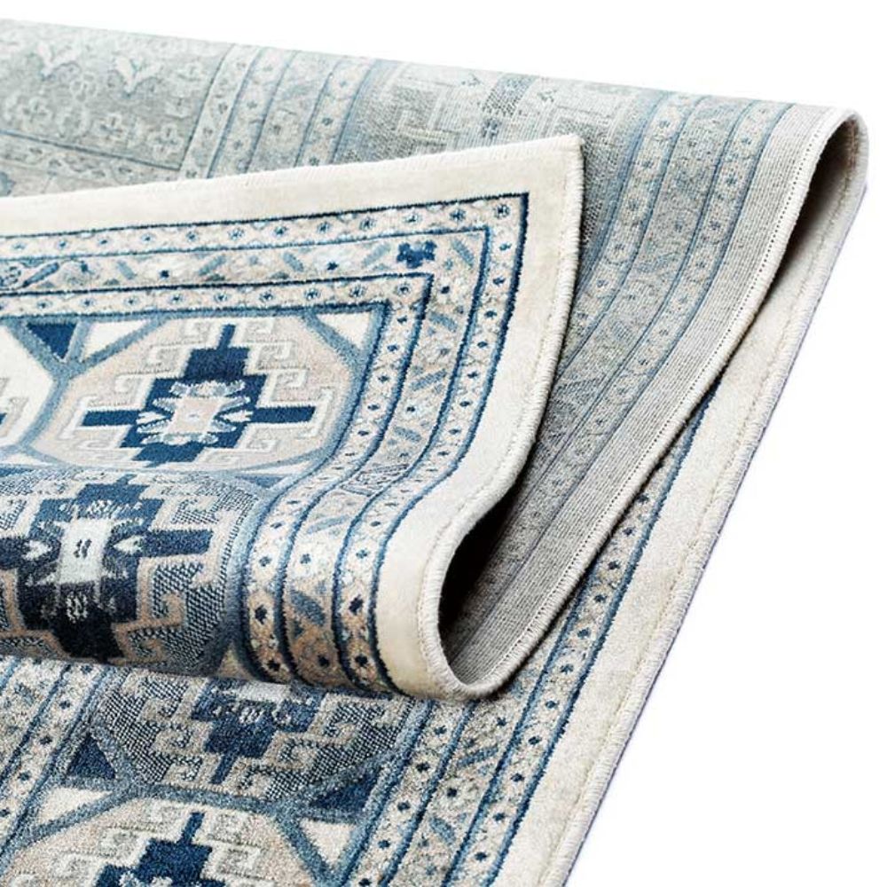 Narma ZAHRA viskoosimatto - beige/sininen