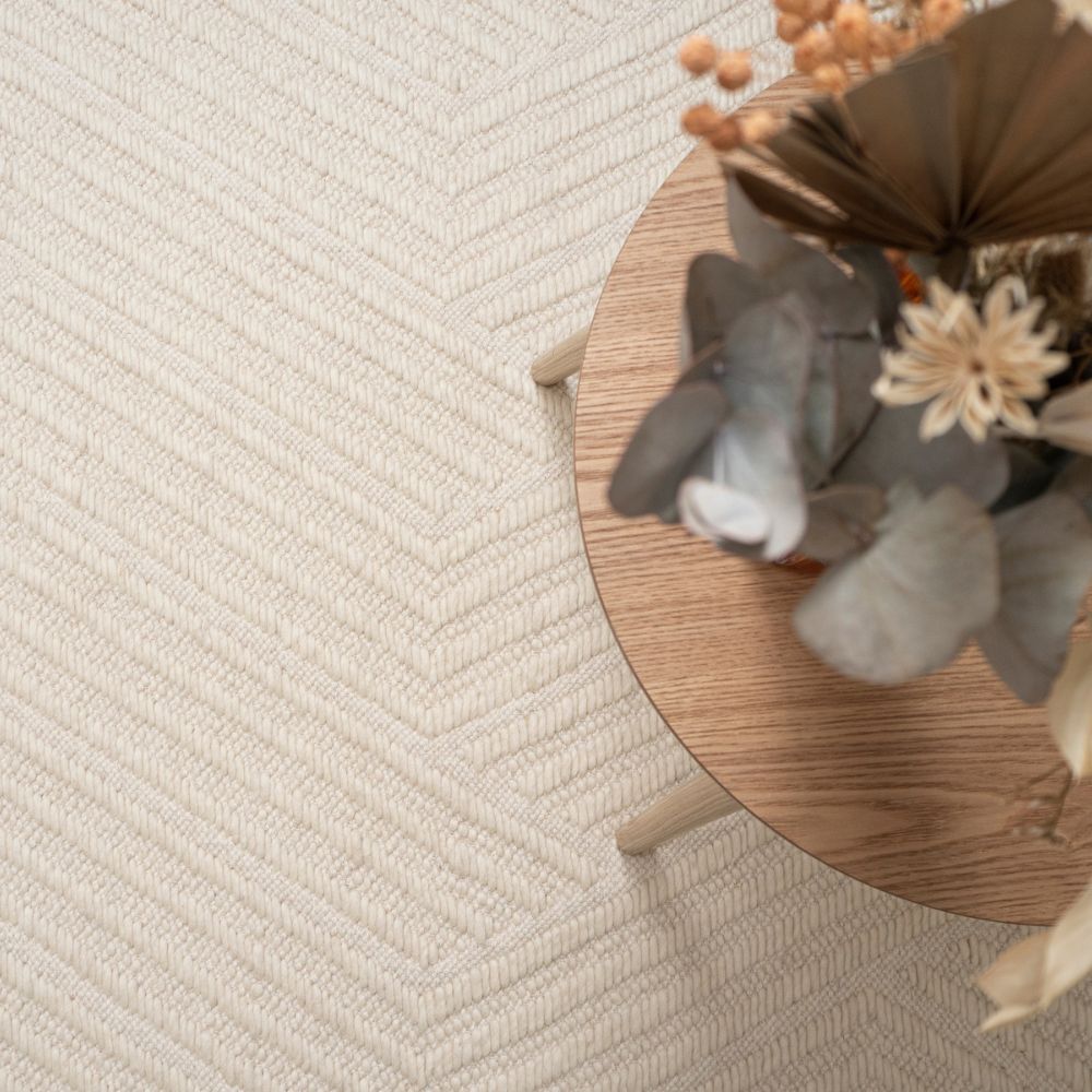 Nietos Wool rug - natural white