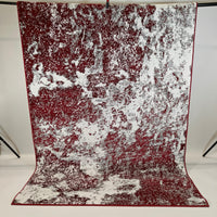 NIlo low pile Rug - red