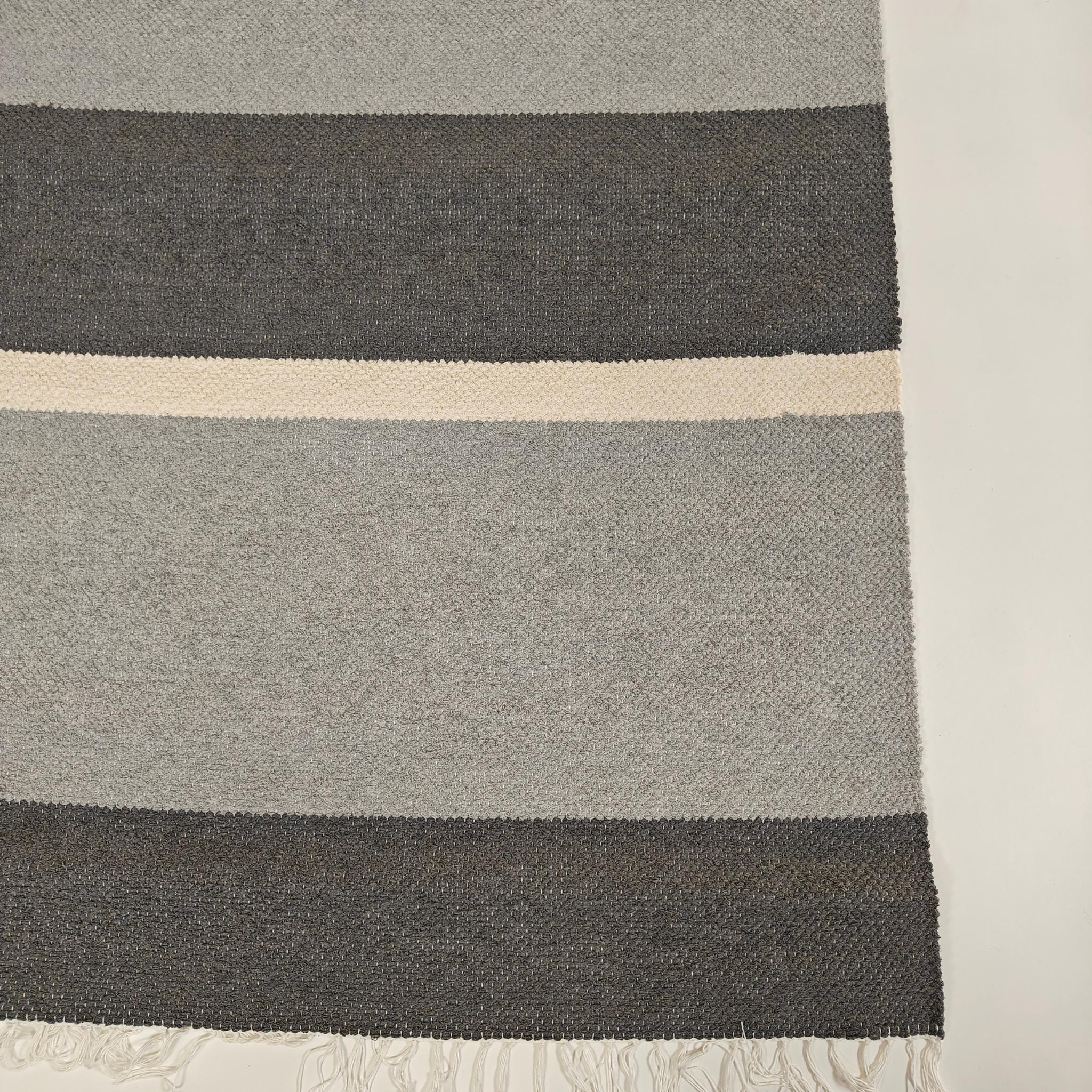 Pihatie domestic Cotton rug - gray