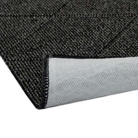 Polar rubber backed rug Roll - Black