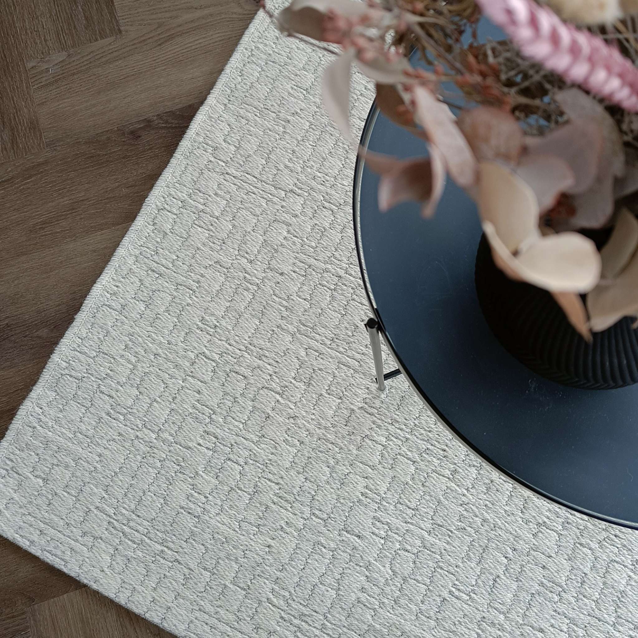 Polaris Wool rug - white