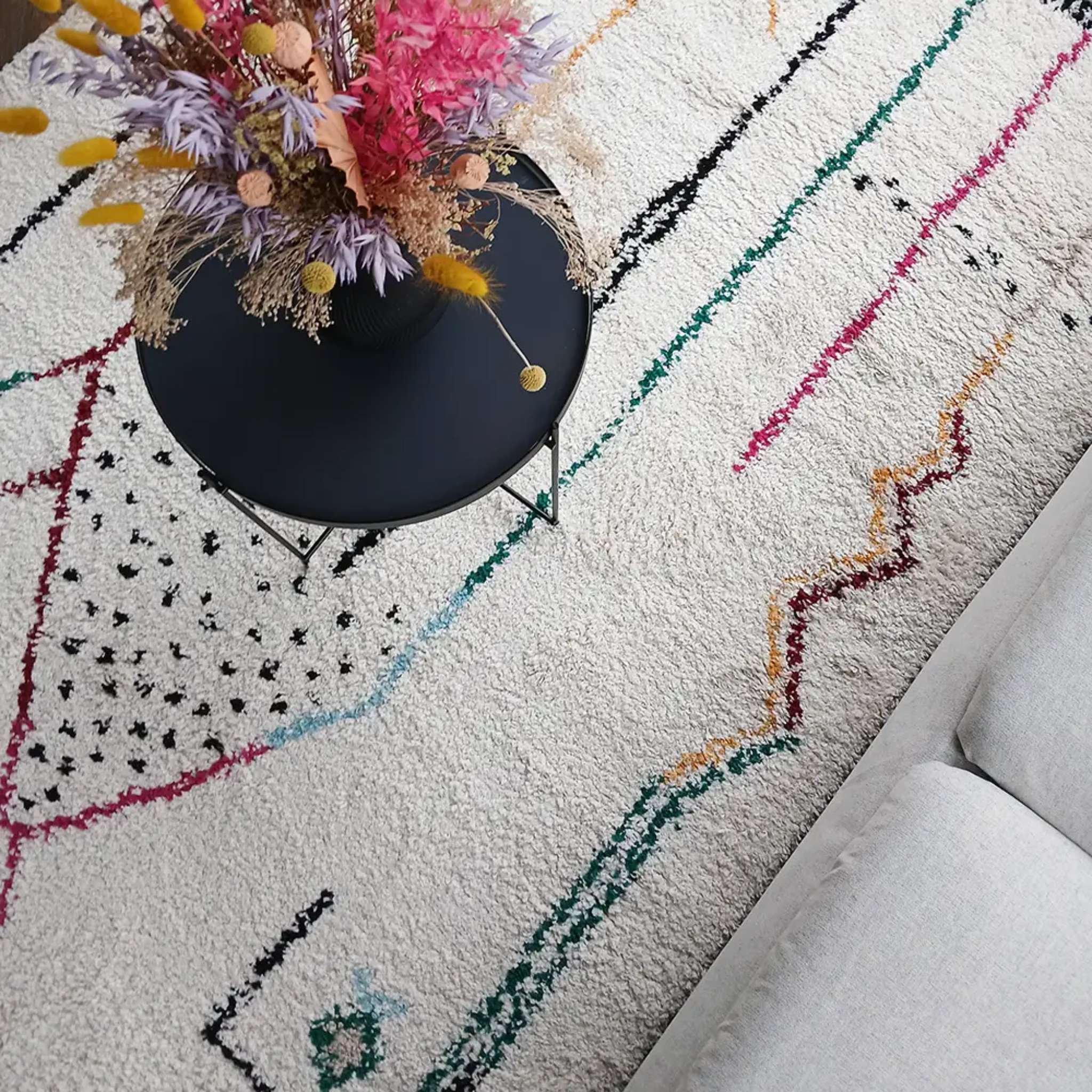 Ronda Pile rug - colorful