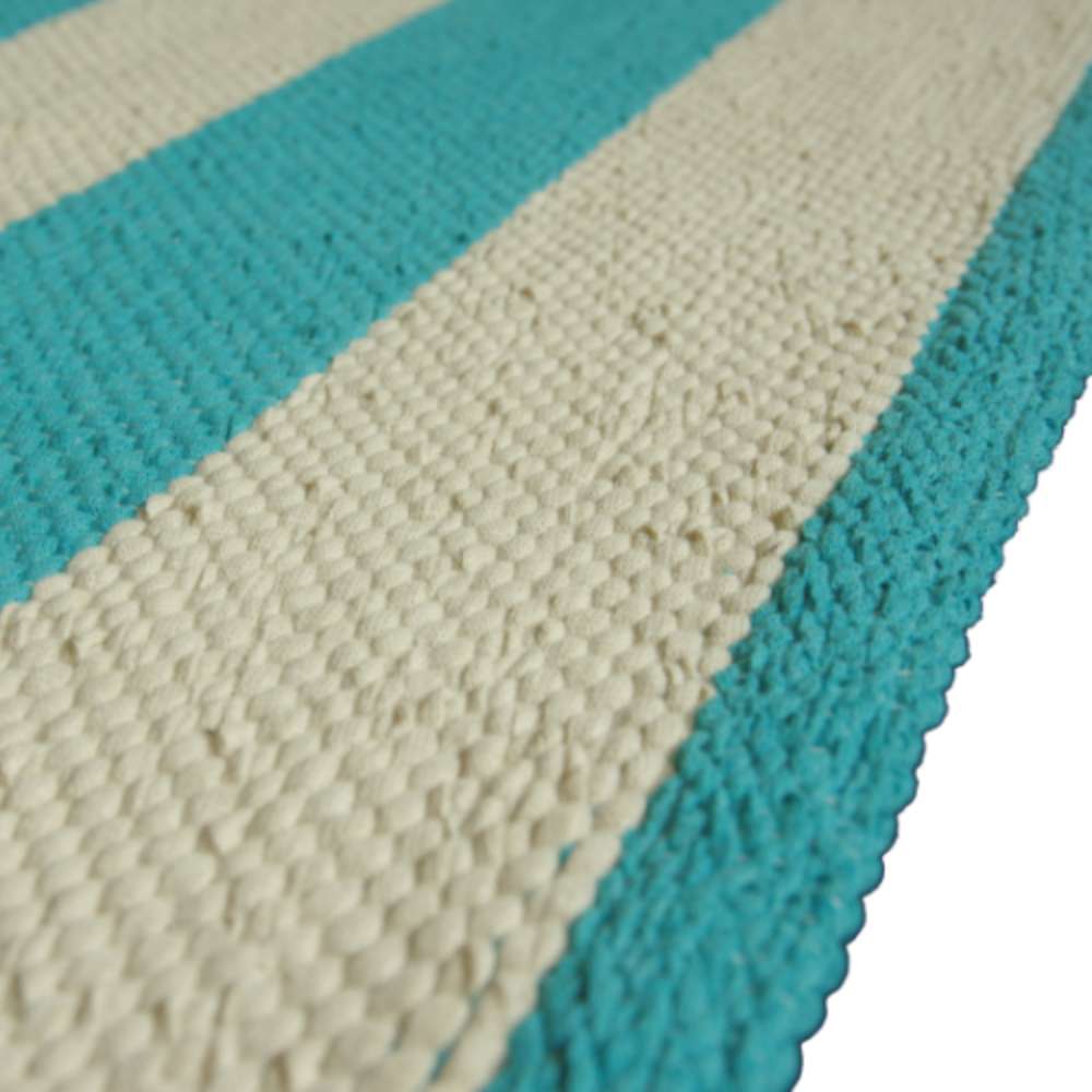 SEBRA Cotton rug - turquoise