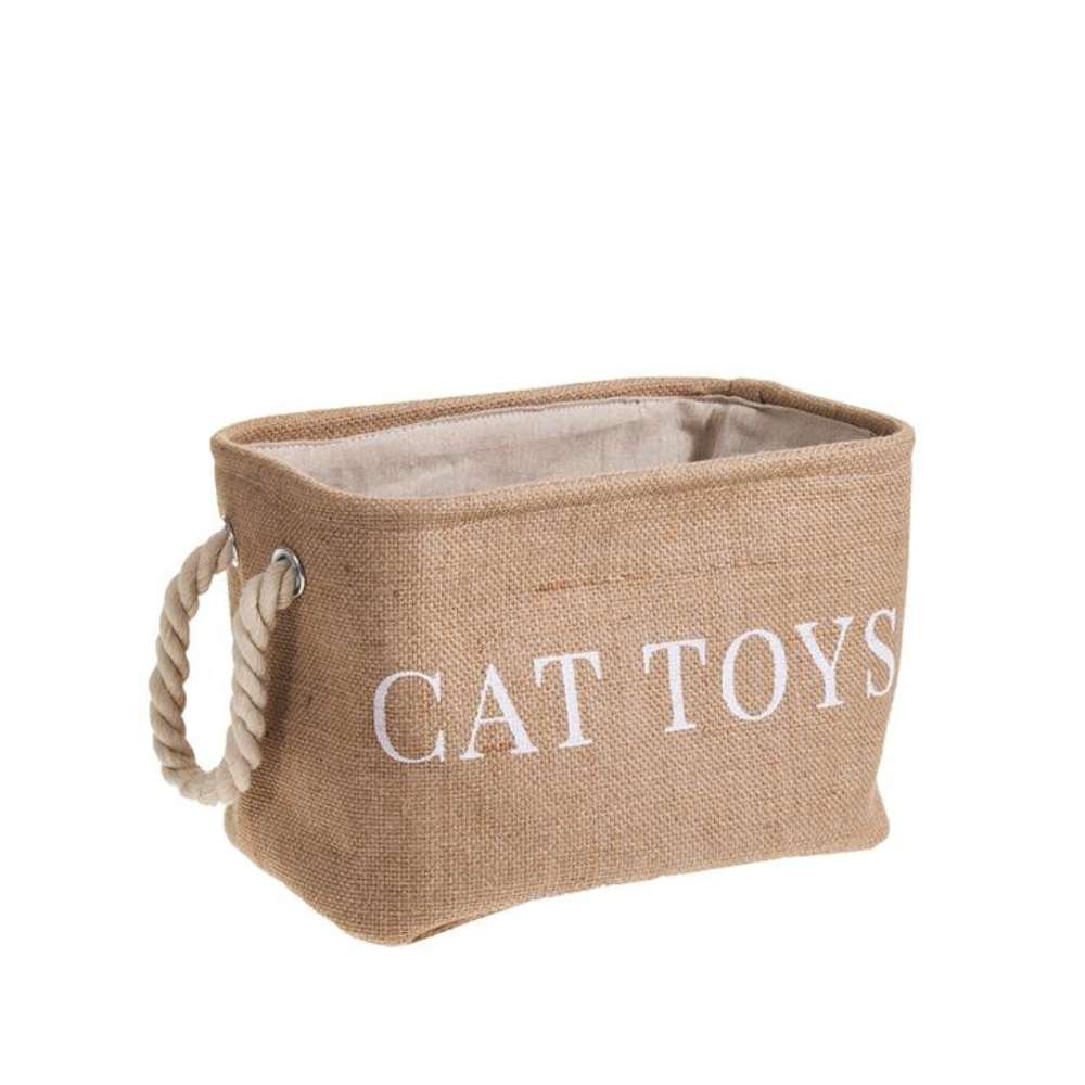 säilytyskori cat toys juutti 20392