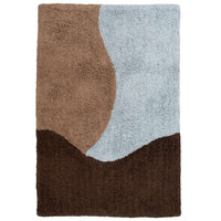 Samos bathroom rug - brown