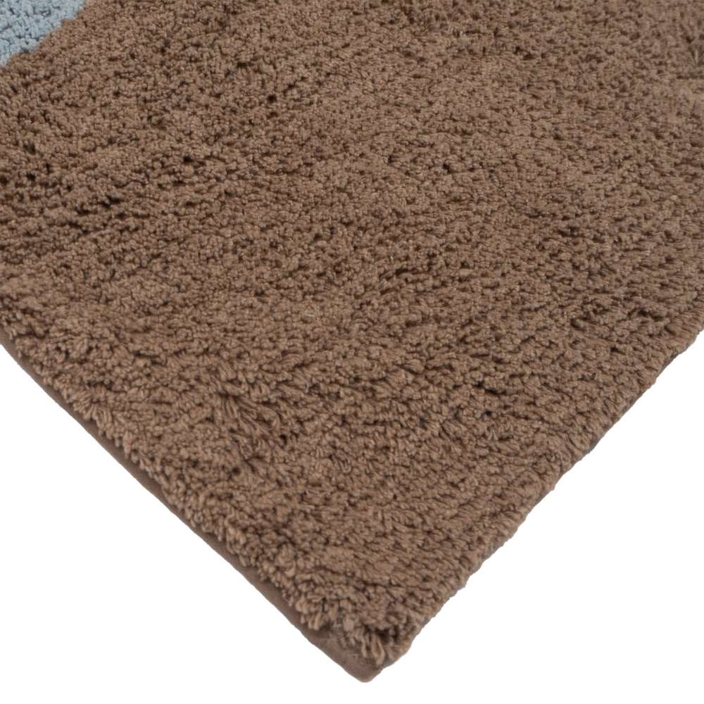 Samos bathroom rug - brown