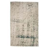 Sahrami low pile Rug - Silver/Emerald