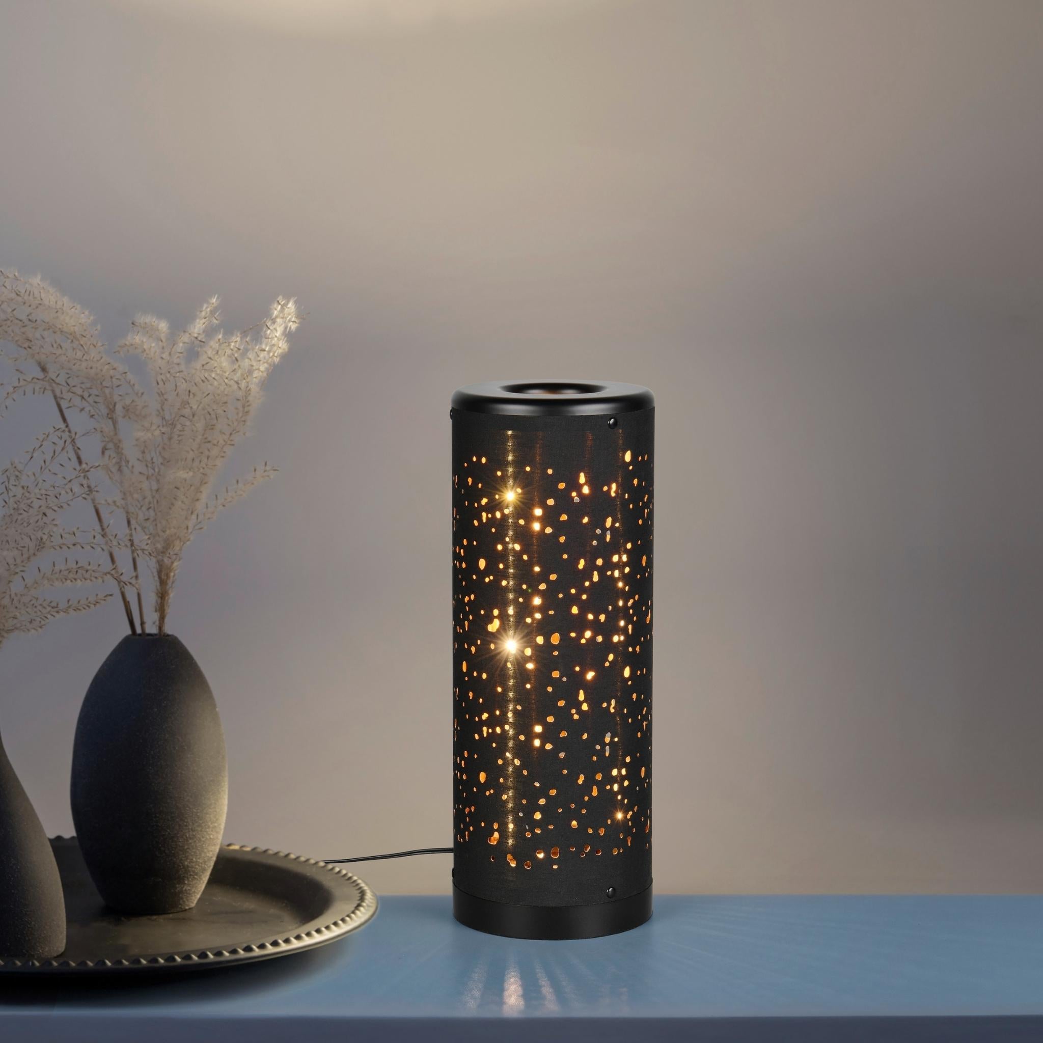 TRIO Taco LED table lamp - black/gold