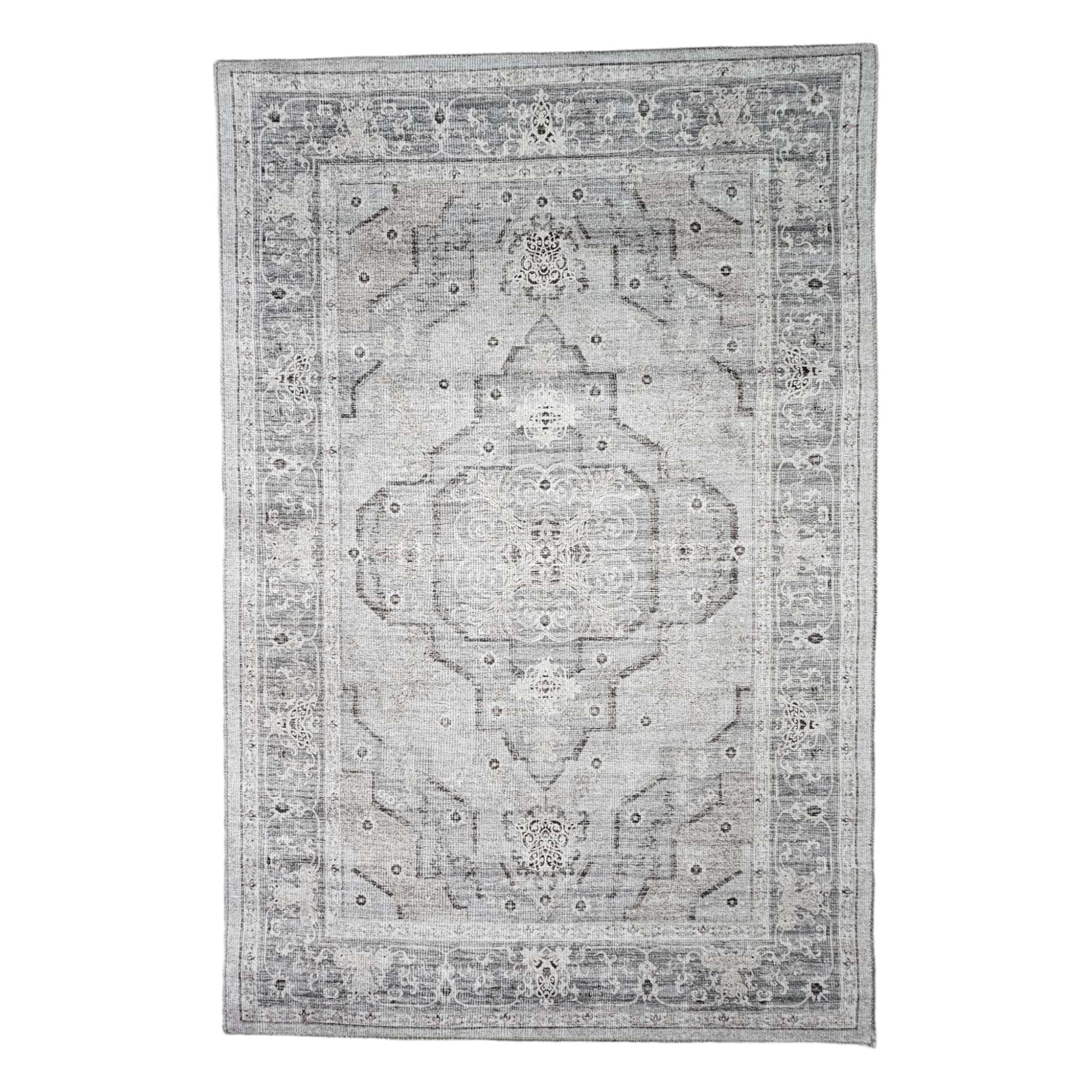 Tanger Flatweave rug - Light gray