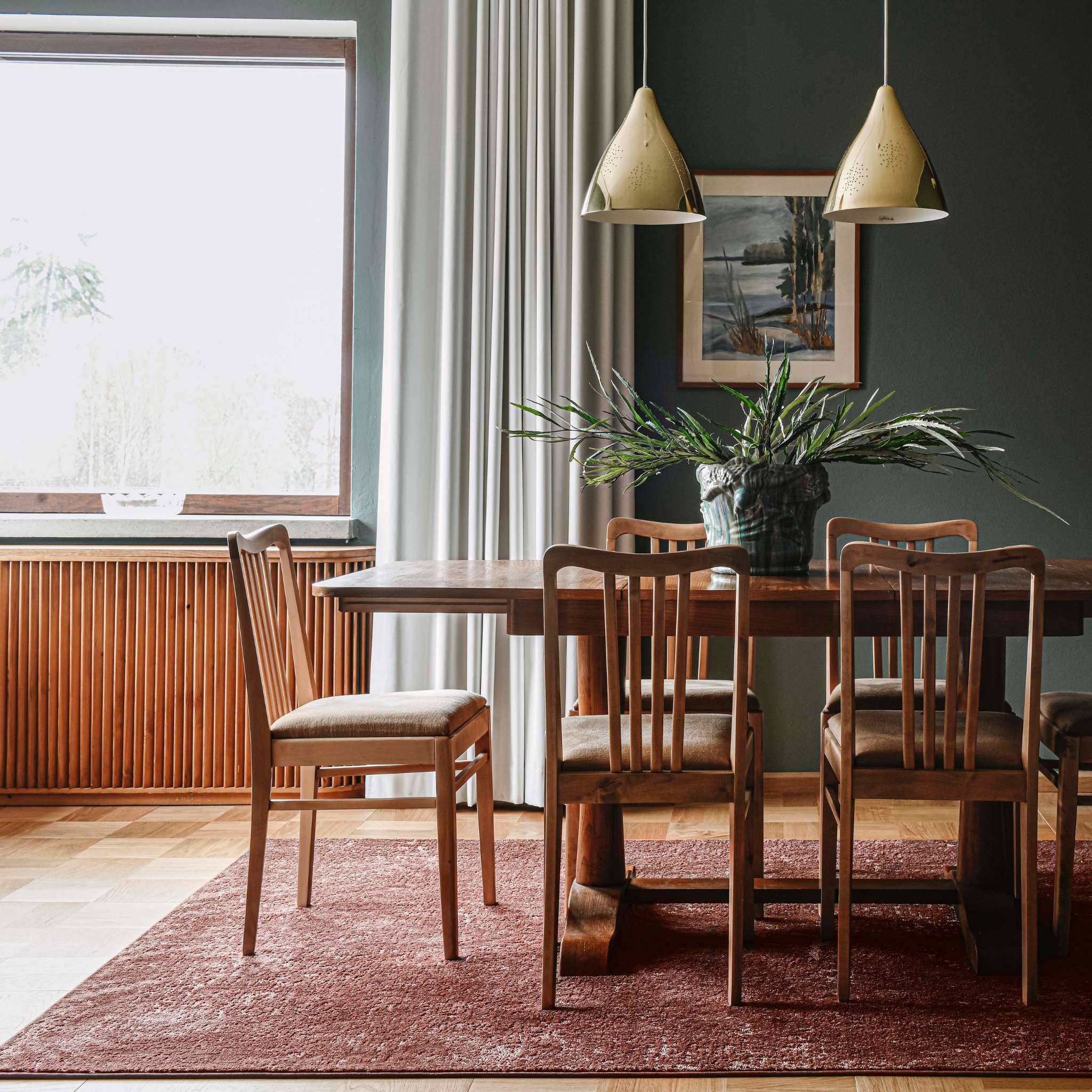 VM Carpet Basaltti matto - Mahonki 300