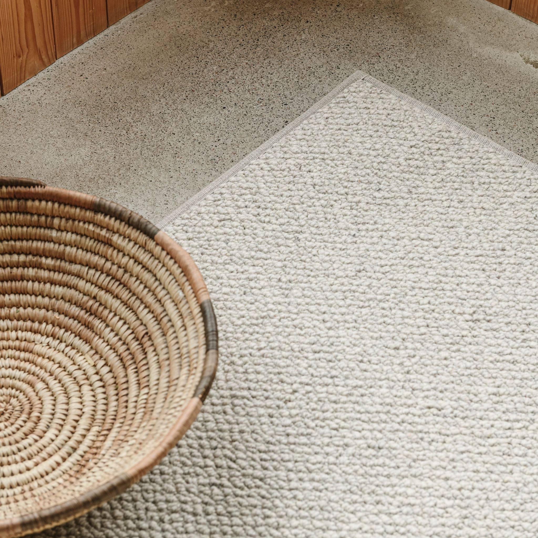 VM Carpet Hehku Rug, Custom Size - 69 white