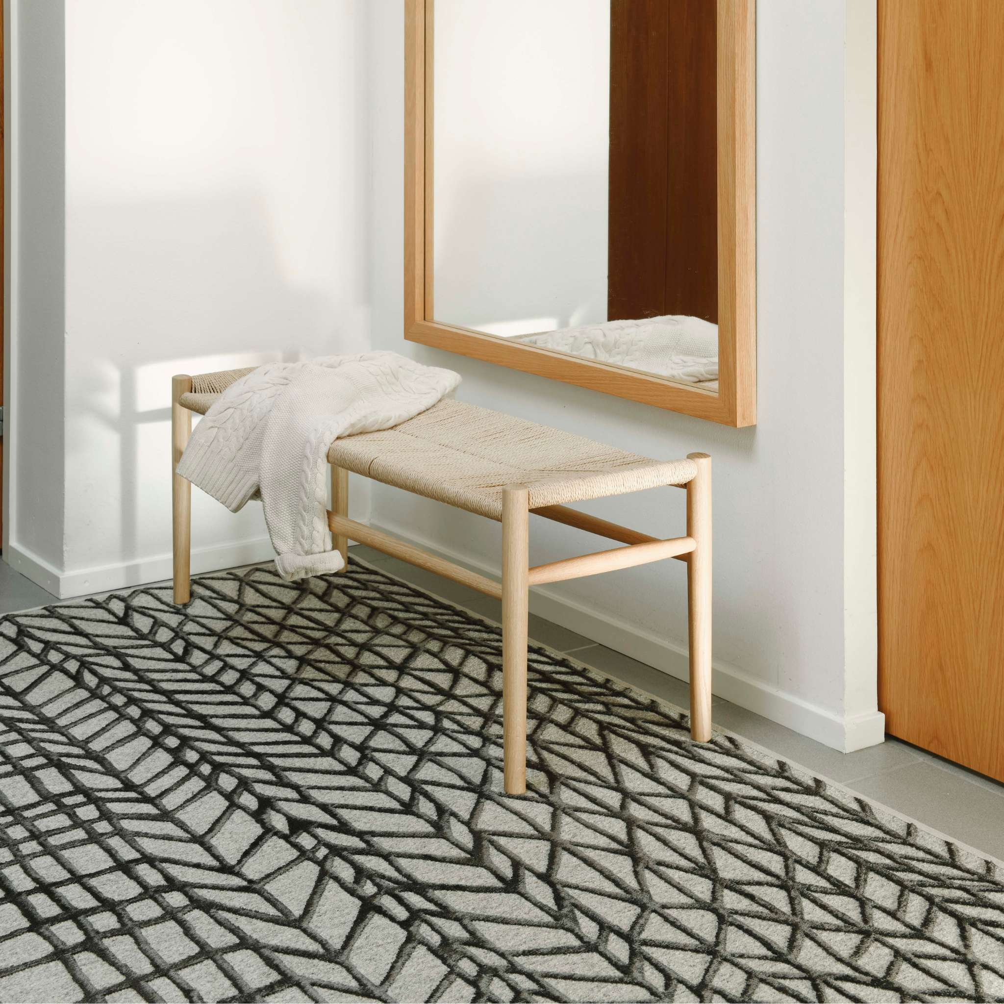 VM Carpet Lastu matto, omalla mitalla - 5 ruskea