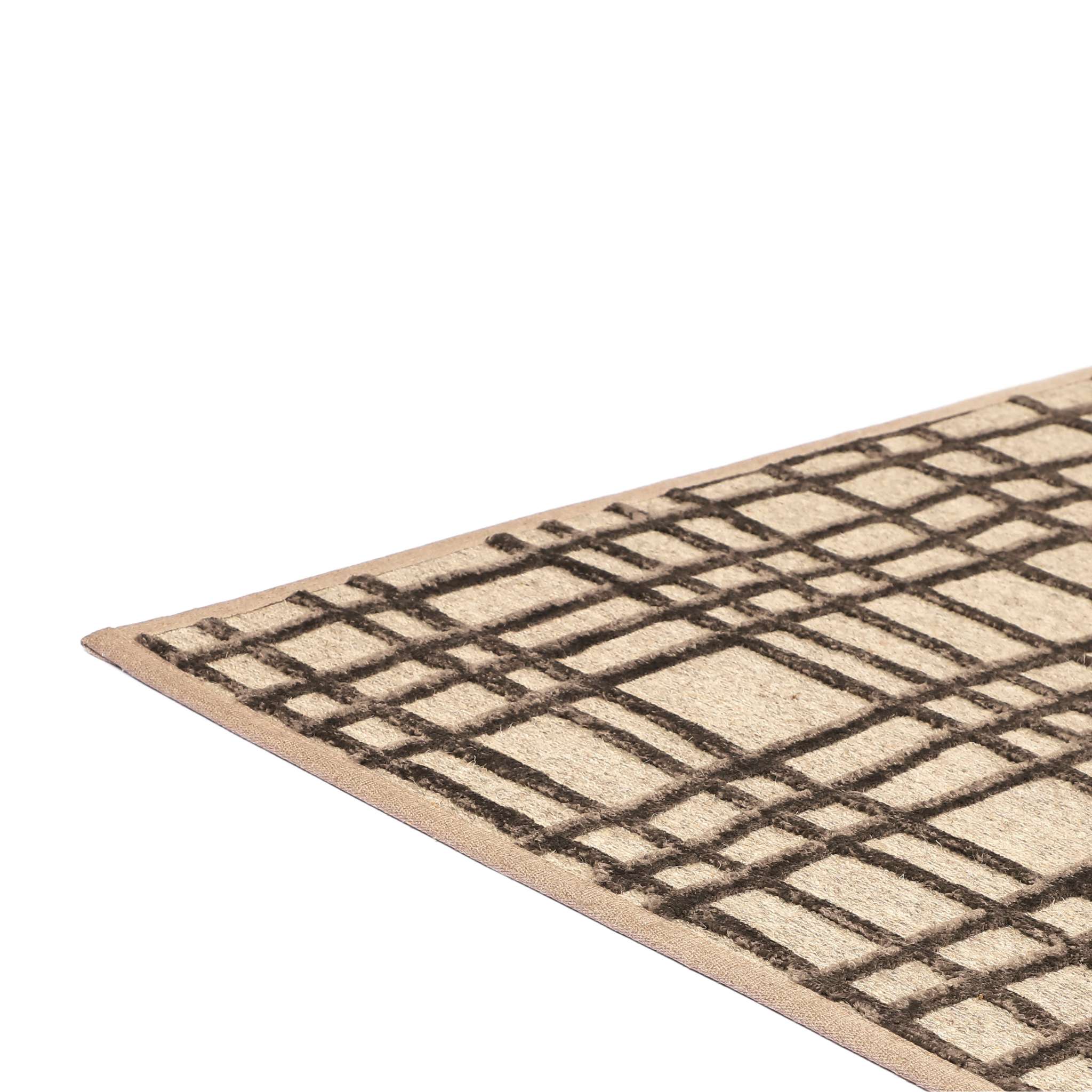 VM Carpet Lastu matto, omalla mitalla - 5 ruskea