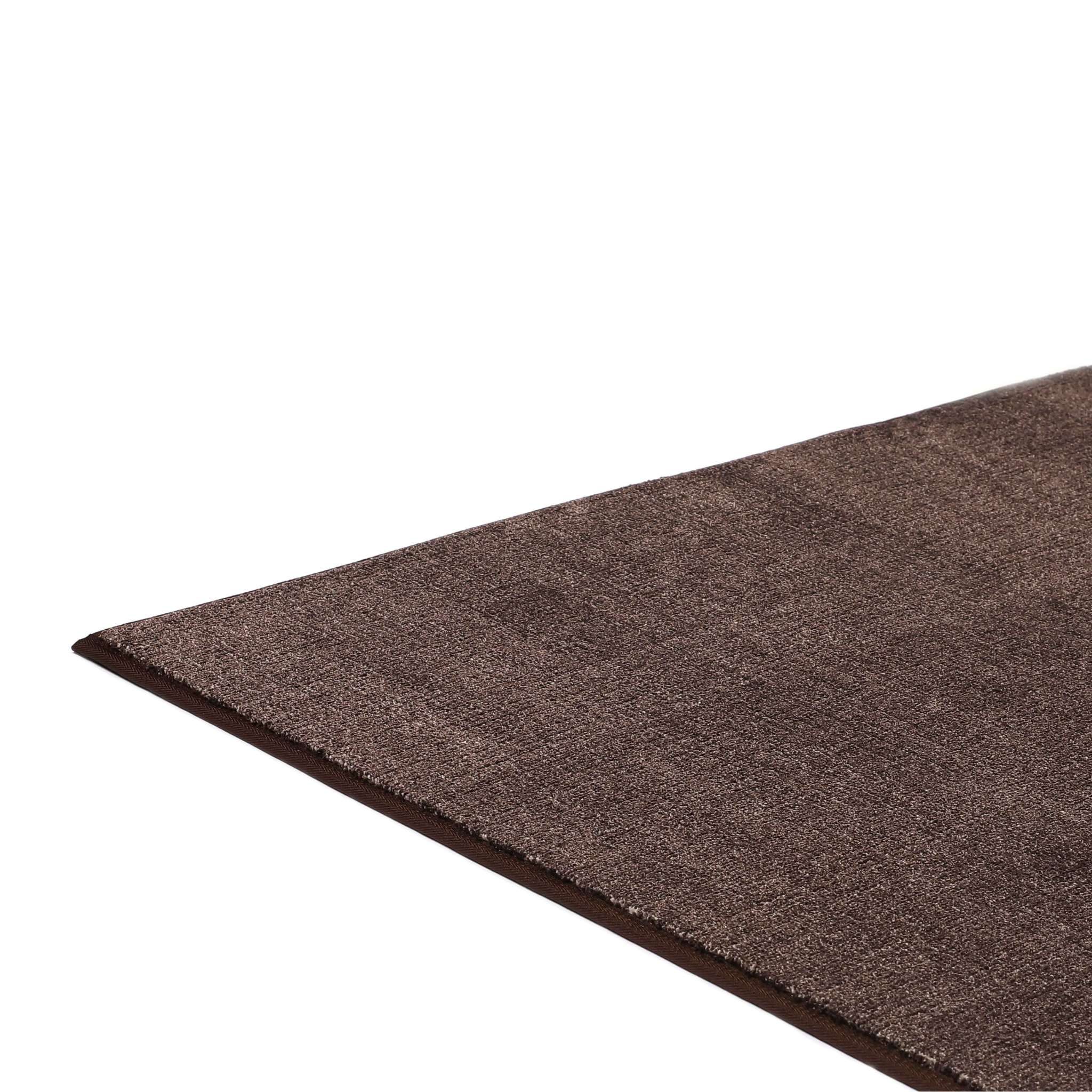 VM Carpet Sametti Rug, Custom Size - 243 brown