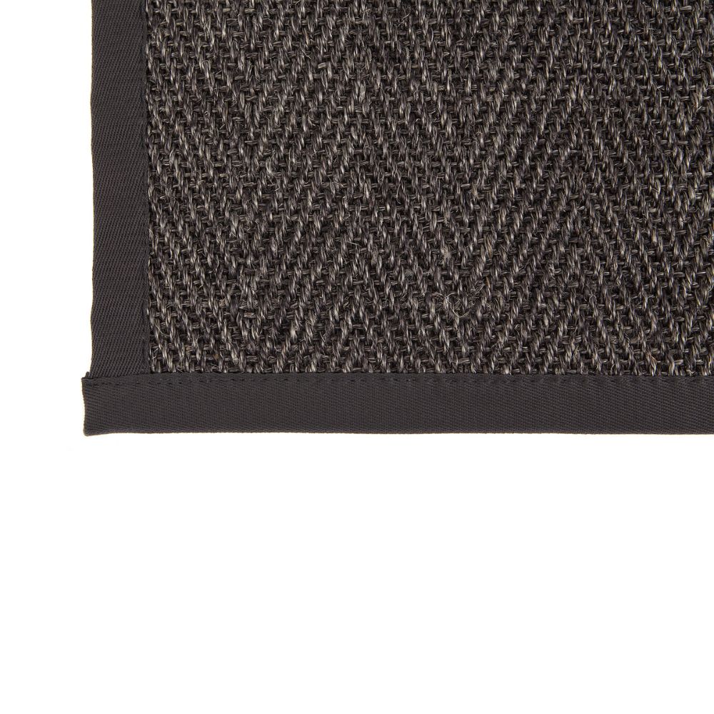 VM Carpet Barrakuda sisal rug, Custom Size - 9371 anthracite